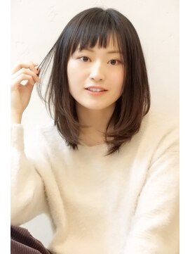 ヘアーデザイン サンニイイチヨン(HAIR DESIGN 3214) モテ☆愛されバングのセクションカラー