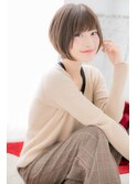 【Lab古河】大人かわいい前下がり小顔マッシュショートc