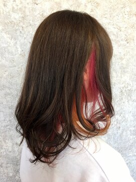 シュガービー(SUGAR-B) 【SUGAR-B】オレンジ&ピンクインナーカラー