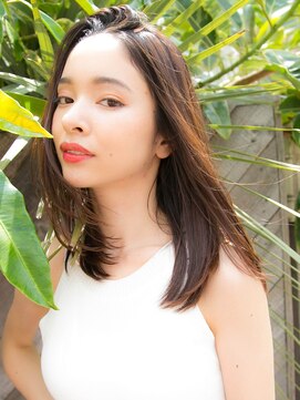 リリアン 表参道(relian) サラツヤストレートでナチュラルスタイル☆