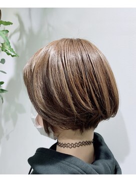 ハナワ エビス トウキョウ ヘアーサロン(HanaWa ebisu tokyo hair salon) 30代40代オススメ!首元スッキリ大人ボブ♪