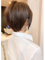 キャアリー(Caary)&nbsp;福山市 人気　丸みショートボブ、丸みショートヘアCaary