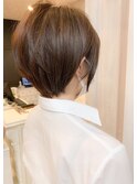 福山市 人気 丸みショートボブ、丸みショートヘアCaary