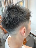 【サイドパート×スパイキーショート♪】