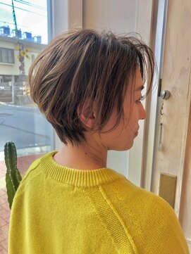 シー バイ シャルム 香芝店(Sea by charme) ショートボブ×ハイライトカラー