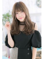 ミック ヘアアンドメイク アップ 駒込店(miq Hair&Make up) モテ髪♪ショコラアッシュ外国人風なみなみウェーブb1