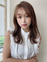 アフロート ディル(AFLOAT D'L)&nbsp;大人フェミニン 2wayバング レイヤーカット グレーベージュ