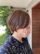 ヘア プロデュース キュオン(hair produce CUEON.)&nbsp;ショート　×　グレージュ