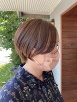 ヘア プロデュース キュオン(hair produce CUEON.) ショート　×　グレージュ