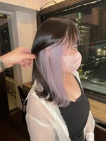 テテ(TETE)&nbsp;インナーカラー　ピンク　心斎橋×長堀橋