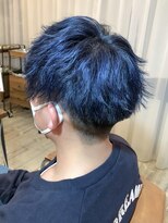 セットアップ 岡山北長瀬店(SET-UP)&nbsp;ブルーマッシュ ツイストセット メンズカット ダブルカラー