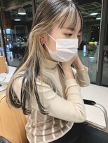 ヘアー アイス ルーチェ(HAIR ICI LUCE) フェイスフレーミング インナーカラー イヤリングカラー /城倉