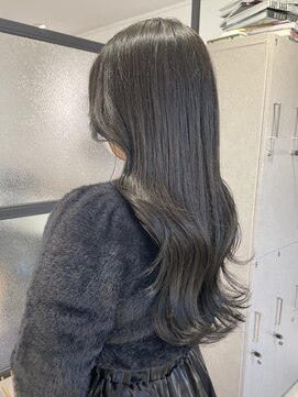 ヨーク(YOKE) 【 YOKE 】ブルーサファイア大人かわいい波巻きブルージュ韓国