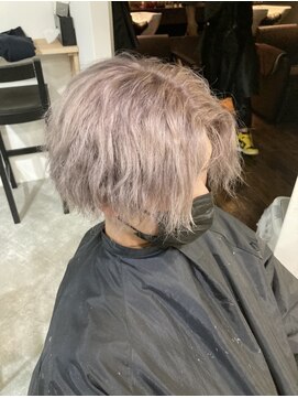 ラフ 難波店(LAFF) #黒髪#ボブルフ#ネビージュ#小顔#ワンレン