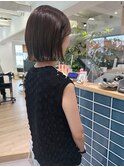 ［Ocean Hair&Life 水田］切りっぱなしボブ×ニュアンスカラー
