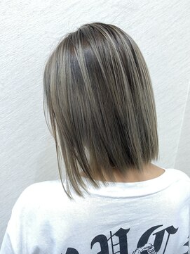 ラムシェール(LamChele) 【lamchele】シルバーグレージュ×バレイヤージュ