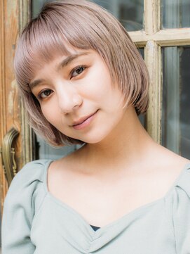 ポイントファイブバイソレイユ 小松店.5 by SOLEIL) ハイトーンボブ