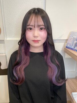 ミルクティー(Milk TEA) ラベンダーインナーカラー☆