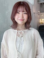 アイティーバイアルバム 北千住店(IT by ALBUM)&nbsp;くびレイヤーグレーベージュミルクティーピンク美髪_ba485601