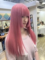 ロア 福岡天神本店(LORE)&nbsp;ダブルカラーミルクティーベージュカラーショートボブブリーチ