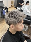メンズシルバーカラー