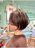 エグチ】ニュアンス丸みショート/ショートボブ/大人可愛い