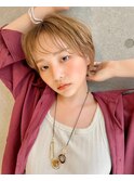 髪質改善/小顔ショートカット/透明感カラー/レイヤー/Aujua