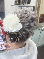 キャパジャストヘアー(CAPA just hair)&nbsp;２０歳の集い・まとめ髪