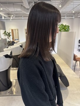 マルフェ 天王寺(marfe) 大人ブラウン 艶髪 チョコレートブラウン透明感カラー髪質改善