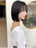前下がりボブ