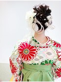 卒業式袴ヘアセット