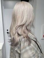 ココ 原宿(KOKO)&nbsp;ホワイトブロンドエンドカラー裾カラー