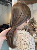 ブリーチ1回で作るミルクティーベージュ