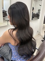 ナンバー アンフィール 渋谷(N° anfeel)&nbsp;【HIKARU】韓国風レイヤーカット×グレージュ