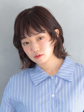 アース 溝の口店(HAIR&MAKE EARTH) ふんわり外ハネボブ[溝の口/髪質改善/縮毛矯正/白髪ぼかし]
