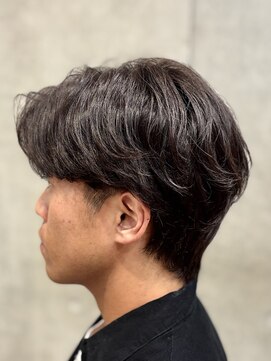 シルフィ(sylph) センターパート/ニュアンスパーマ.20代30代40代