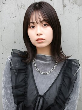 ★大人可愛い20代30代40代大人薄めバンク前髪くびレイヤー