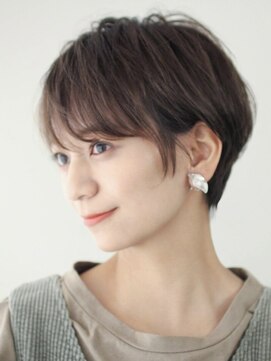 ルアン 上通り(ruen) 顔周りカット 前髪カット くびれショート 骨格矯正 熊本