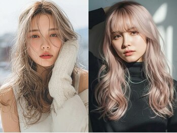 アヴァンス 深井店(AVANCE.)の写真/色落ち後もオシャレが続く透明感カラー★ハイライトやインナーカラーも可愛く♪白髪染めもお任せください!