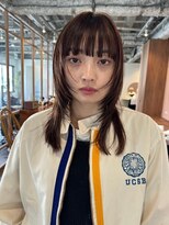 セーヌ(CEINE) CEINE【三軒茶屋】顔周りレイヤーウルフ×髪質改善オイルカラー