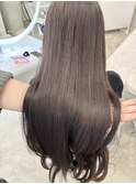 ブリーチなしで作る柔らかグレージュ艶感たっぷり