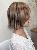 カーム(calm) イメチェン/ピンクベージュ/アンブレラカラー/前髪/鹿島田