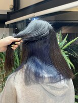 アリカ(arika)&nbsp;ネイビーブルー インナーカラー