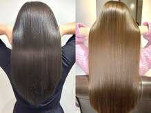 【こだわりの自社開発トリートメント】ずっと美しく続く、艶髪と扱いやすさを叶える髪質改善サロン