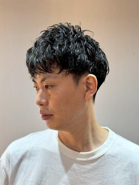 ジェントル(GENTLE) ゆるスパイラルパーマ×刈り上げマッシュ