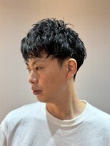 ジェントル(GENTLE) ゆるスパイラルパーマ×刈り上げマッシュ