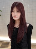 カシスラベンダーとワンカールで動く！ロングレイヤー【英心】