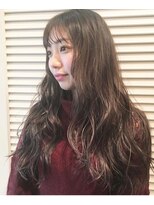 ヘア イズム 表参道(HAIR ISM)&nbsp;ガーリーシースルーバング