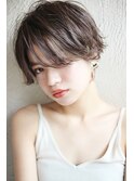 【Un ami】《増永剛大》ハイライトアッシュ、ハンサムショート
