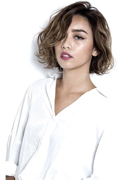 ペスカ 清田店(pesca) 切りっぱなし 顎下ボブ×PESCA